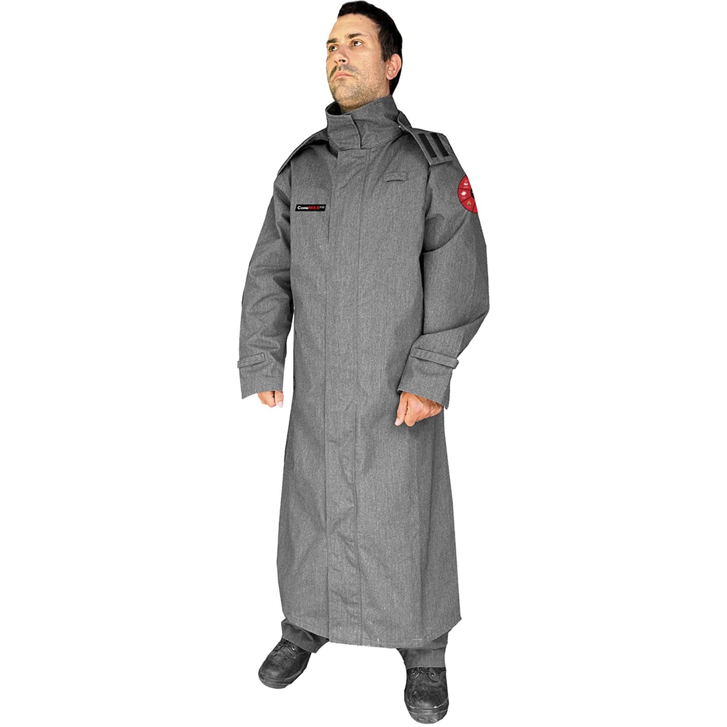 Veste CoreMAX FR 52" avec capuche attenante, taille M, grise