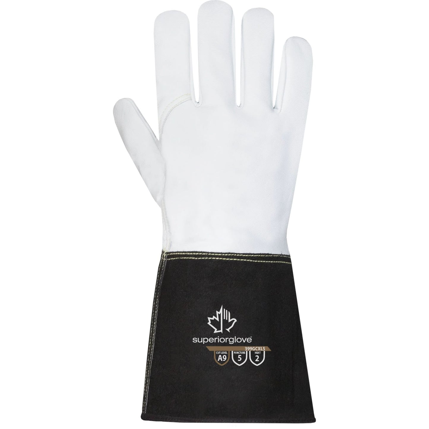 Gants résistants au feu Endura® 399GCXL5, taille 3TG, extérieur en peau de chèvre, ASTM ANSI Niveau A9