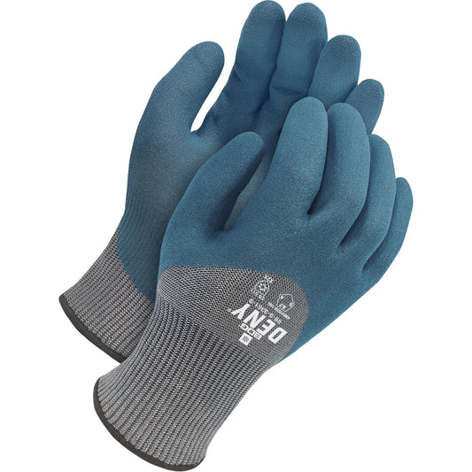 Deny® Gants anti-coupure doublés pour écran tactile, taille 8, jauge 15, revêtement en nitrile mousse, coque en PEHD, norme ASTM ANSI niveau A7
