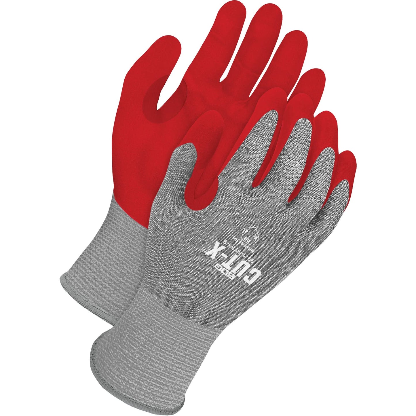 Cut-X® Cut-Resistant Touchscreen Gloves, Size 13, 18 Gauge, Foam Nitrile Coated, HPPE Shell, ASTM ANSI Level A9