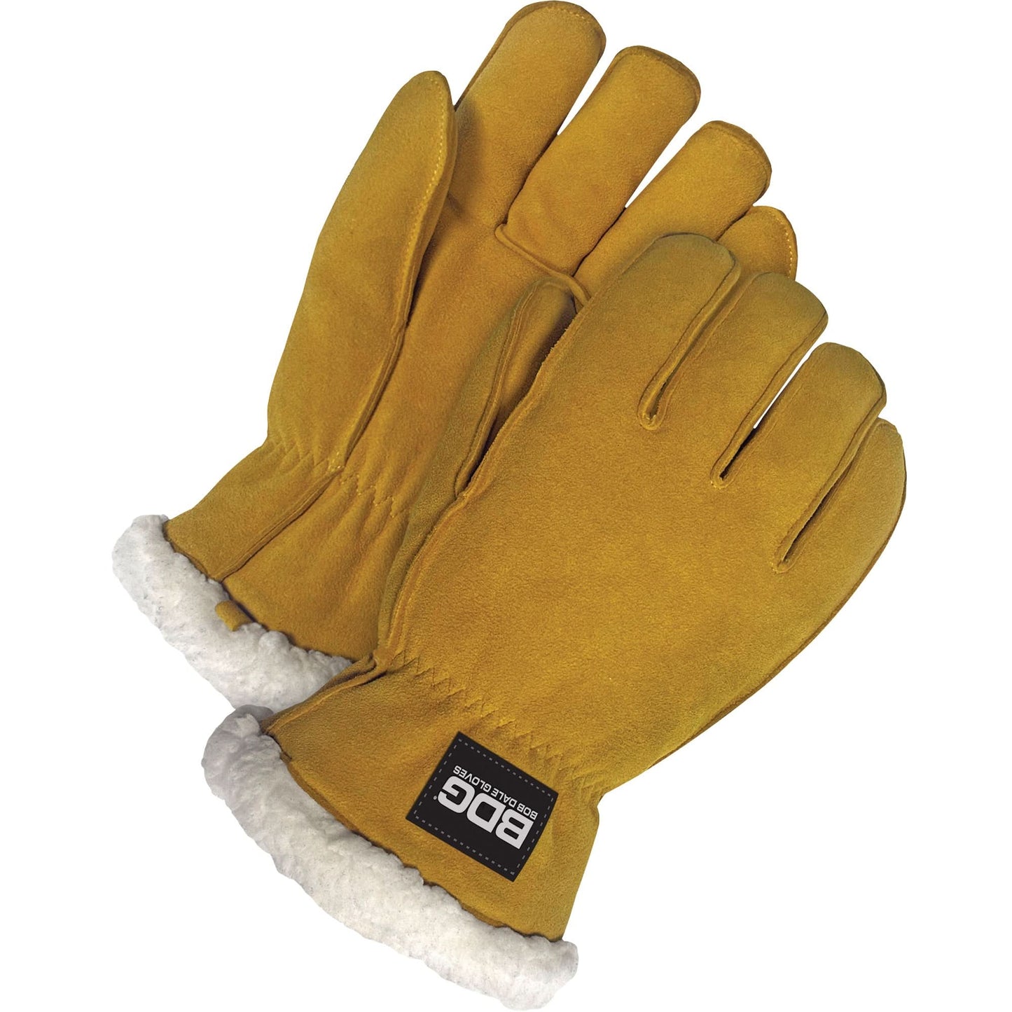 Driver's Gloves, X-Large, Split Deerskin Palm, Sherpa Inner Lining