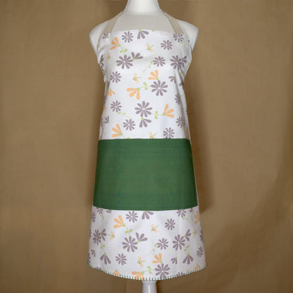 Shy Dragonfly: Washable Cotton Apron-4 Colors