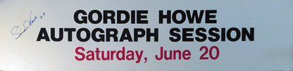 Gordie Howe Autographed Vintage Hockey Sign