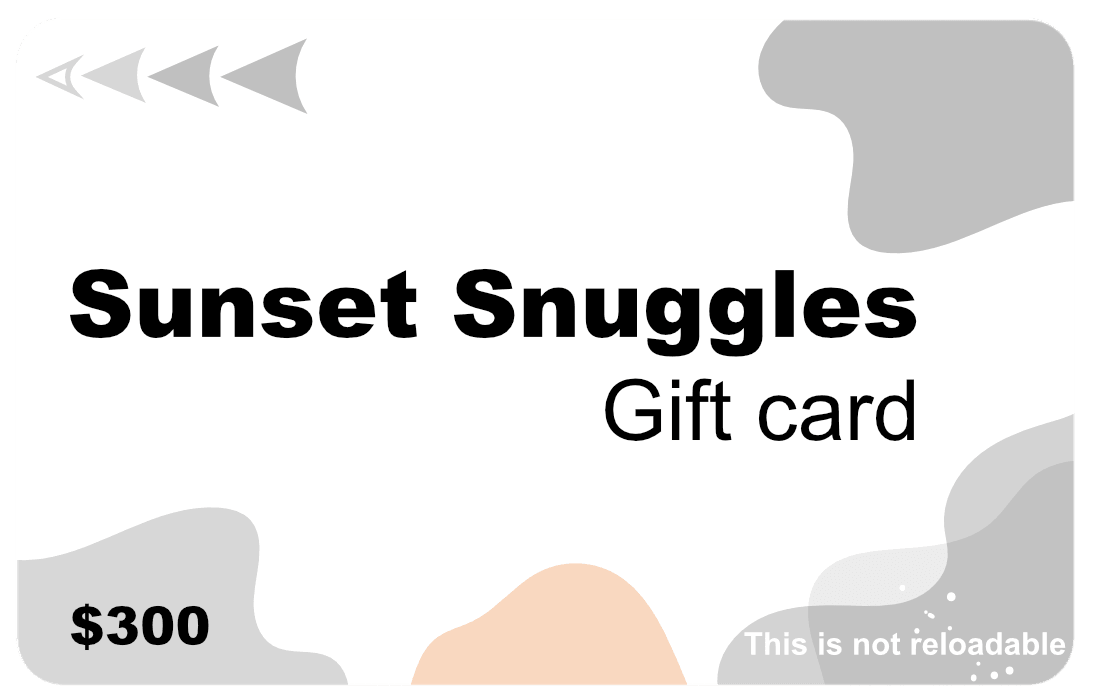 Sunset Snuggles Gift cards