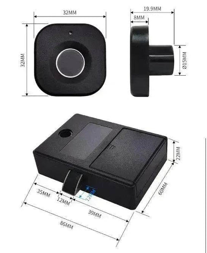 Smart Drawer Locker Wardrobe Electronic Office File Cabinet Dressing Cabinet Fingerprint Lock