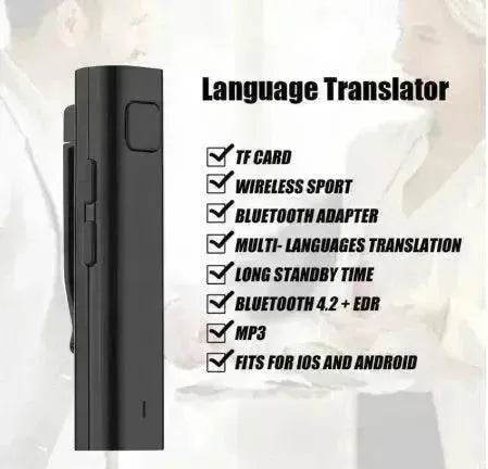 Smart Instant Voice to Voice Translator Mini Wireless Bluetooth Real Time Translation 26 Language Automatic Speech Travel Translato