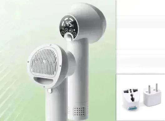 Séchoir intelligent pour animaux de compagnie Chien Golden Retriever Chat Toilettage Coiffure Souffleur et peigne Silencieux Sans danger Fournitures de nettoyage pour animaux de compagnie Produits pour animaux de compagnie