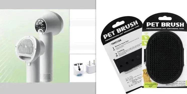 Séchoir intelligent pour animaux de compagnie Chien Golden Retriever Chat Toilettage Coiffure Souffleur et peigne Silencieux Sans danger Fournitures de nettoyage pour animaux de compagnie Produits pour animaux de compagnie