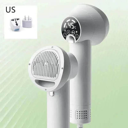 Séchoir intelligent pour animaux de compagnie Chien Golden Retriever Chat Toilettage Coiffure Souffleur et peigne Silencieux Sans danger Fournitures de nettoyage pour animaux de compagnie Produits pour animaux de compagnie