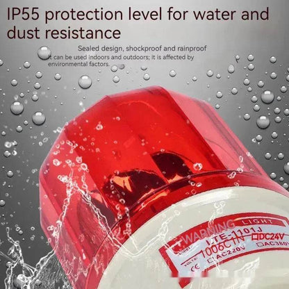 Smart Warning Light LTE-1101J Sound And Light Alarm Rotation for Factories, Workshops, Machine tools, Security rooms, and Traffics.