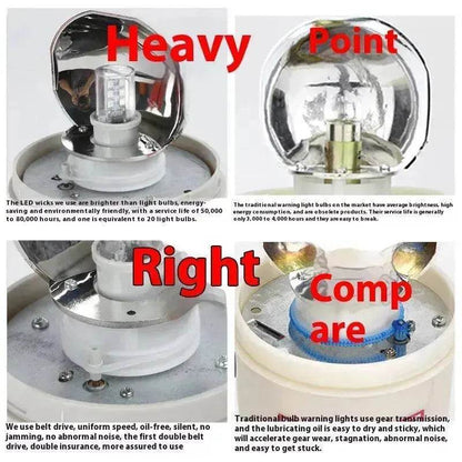 Smart Warning Light LTE-1101J Sound And Light Alarm Rotation for Factories, Workshops, Machine tools, Security rooms, and Traffics.