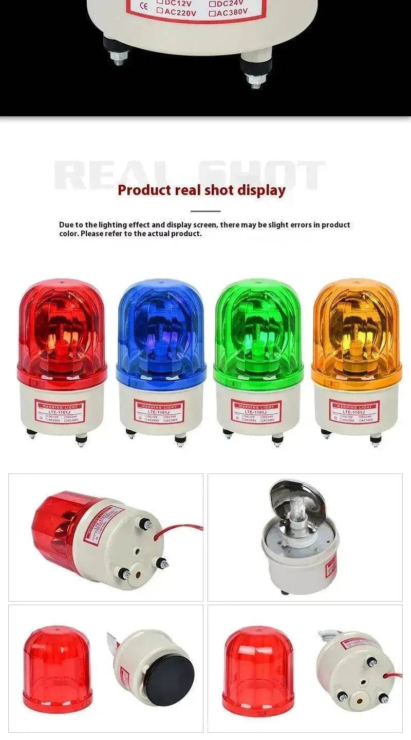 Smart Warning Light LTE-1101J Sound And Light Alarm Rotation for Factories, Workshops, Machine tools, Security rooms, and Traffics.
