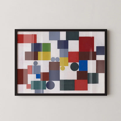 Sophie Taeuber-Arp Bauhaus Print: Modernist Wall Art, Handframed Option