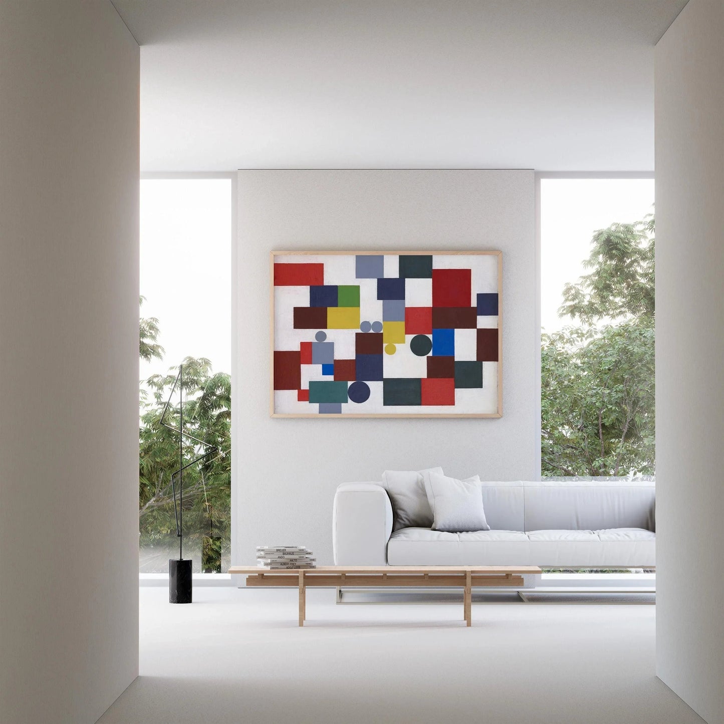 Sophie Taeuber-Arp Bauhaus Print: Modernist Wall Art, Handframed Option