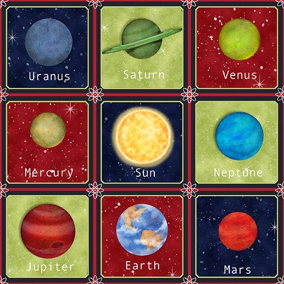 Space Walk by Shelly Comiskey - Small Planets In Small Boxes - Multi