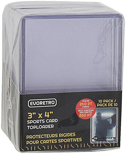 Sports Card Top Loaders EVORETRO Protectors 260 PT