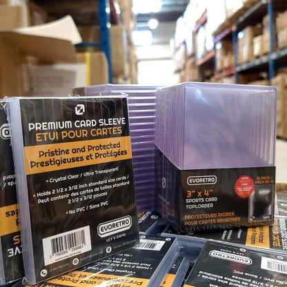 Sports Card Top Loaders EVORETRO Protectors 260 PT