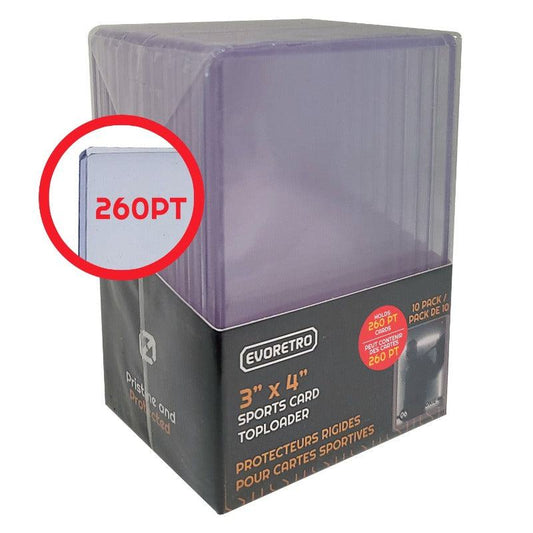 Sports Card Top Loaders EVORETRO Protectors 260 PT
