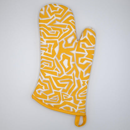 Squiggles: Fun Cotton Oven Mitt and Pot Holde
