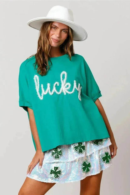 St Patrick Top Loose T-shirt For Women