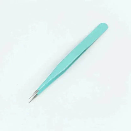 Stainless Steel Tweezers Macaron Colored Handbook And Paper Tape