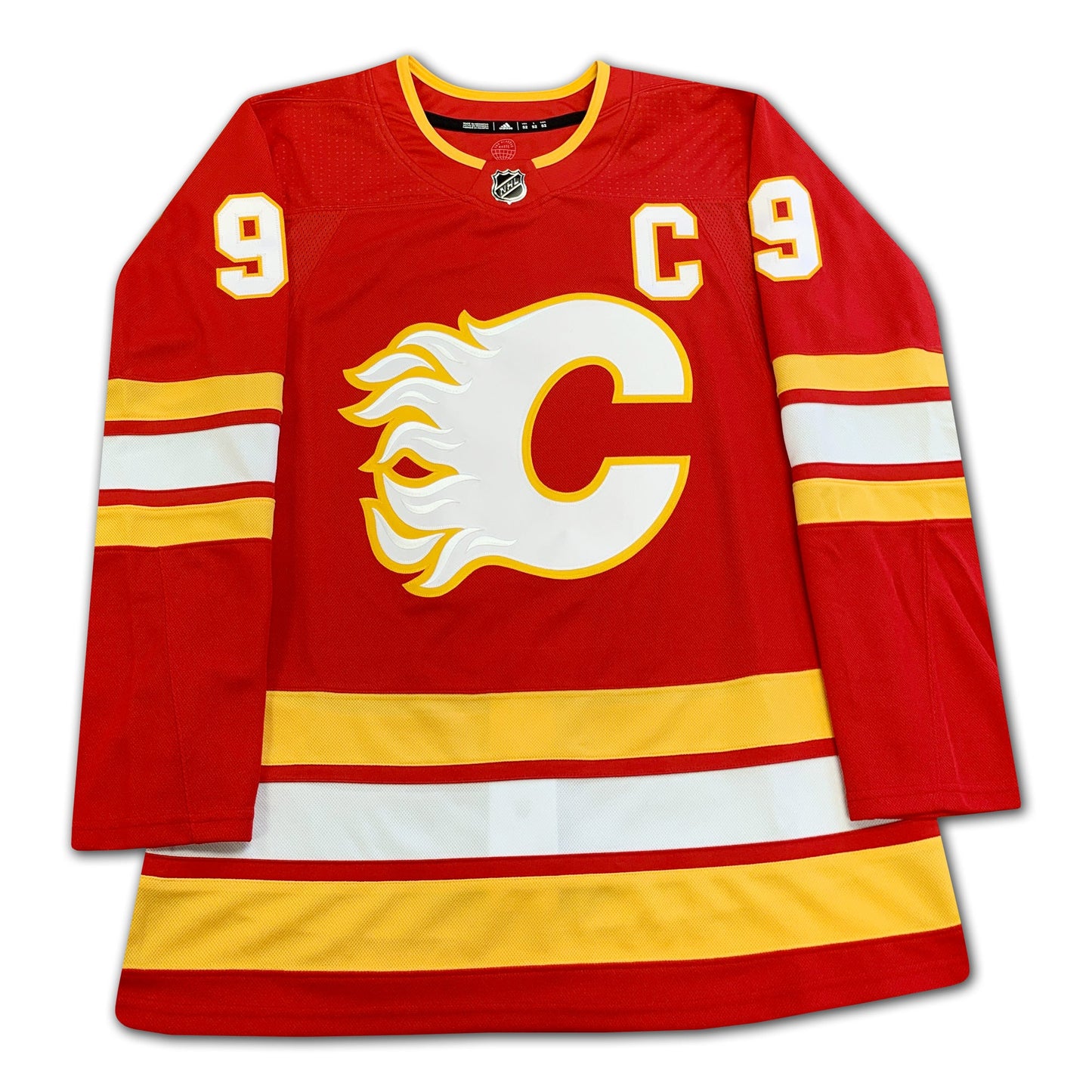 LANNY MCDONALD AUTOGRAPHED CALGARY FLAMES JERSEY