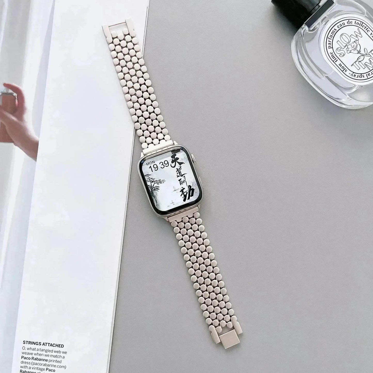 Starlight Color Metal Stainless Steel Watch Strap