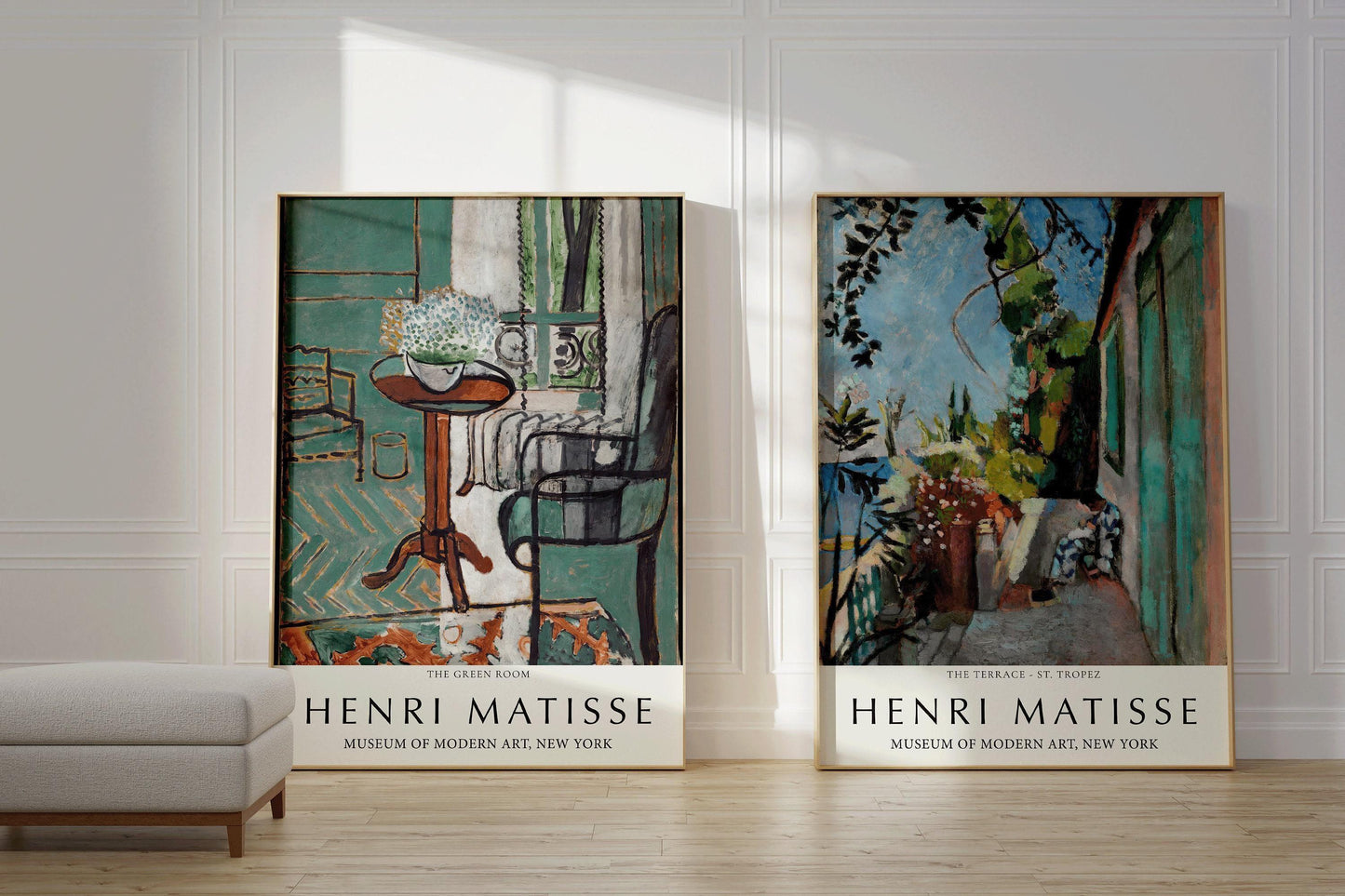 Henri Matisse Art Print Set: The Green Room & St. Tropez