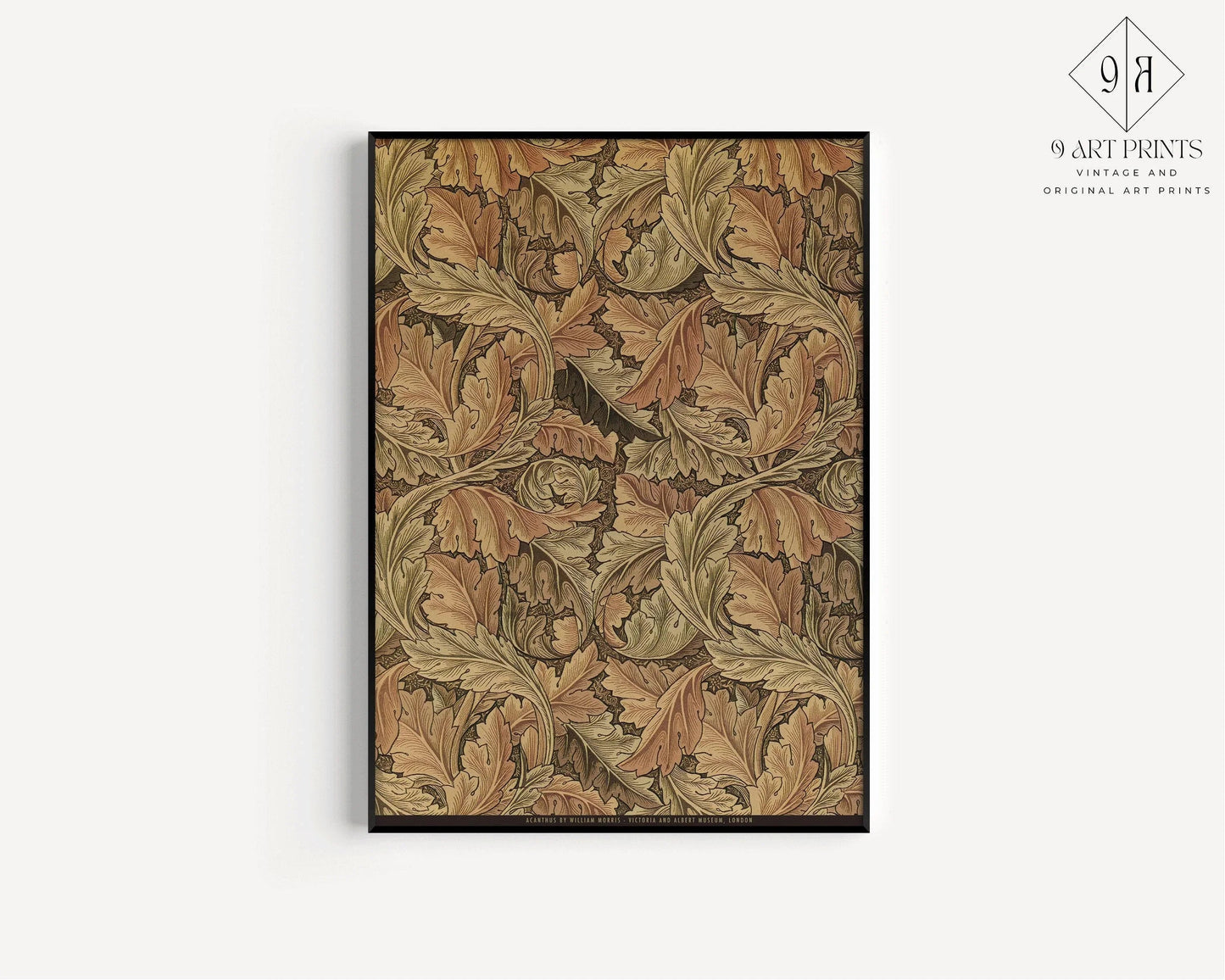 STATEMENT DUO William Morris Prints - Acanthus and Vine |  | Vintage Botanical Patterns available framed