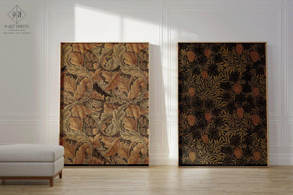 STATEMENT DUO William Morris Prints - Acanthus and Vine |  | Vintage Botanical Patterns available framed