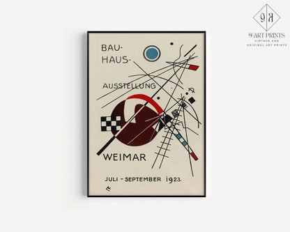 STATEMENT TRIO Vintage Bauhaus | Mid-Century Ausstellung Prints | Available framed or unframed