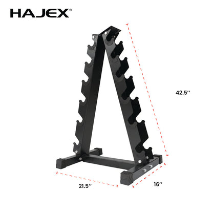 Steel Dumbbell Racks Vertical & Horizontal (3, 6, 8, 10 Levels)