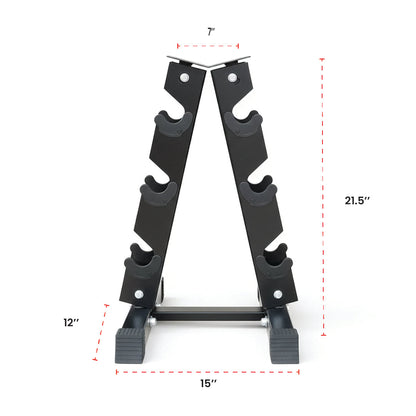 Steel Dumbbell Racks Vertical & Horizontal (3, 6, 8, 10 Levels)