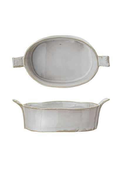 Stoneware Baker, Set of 2