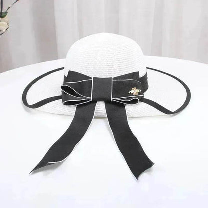 Summer Korean Bowknot Straw Hat