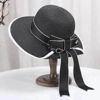 Summer Korean Bowknot Straw Hat