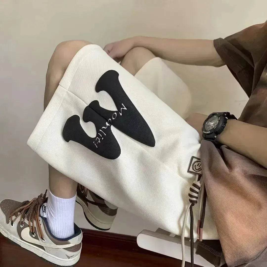 Summer Loose Casual Drawstring Couple Sports Shorts