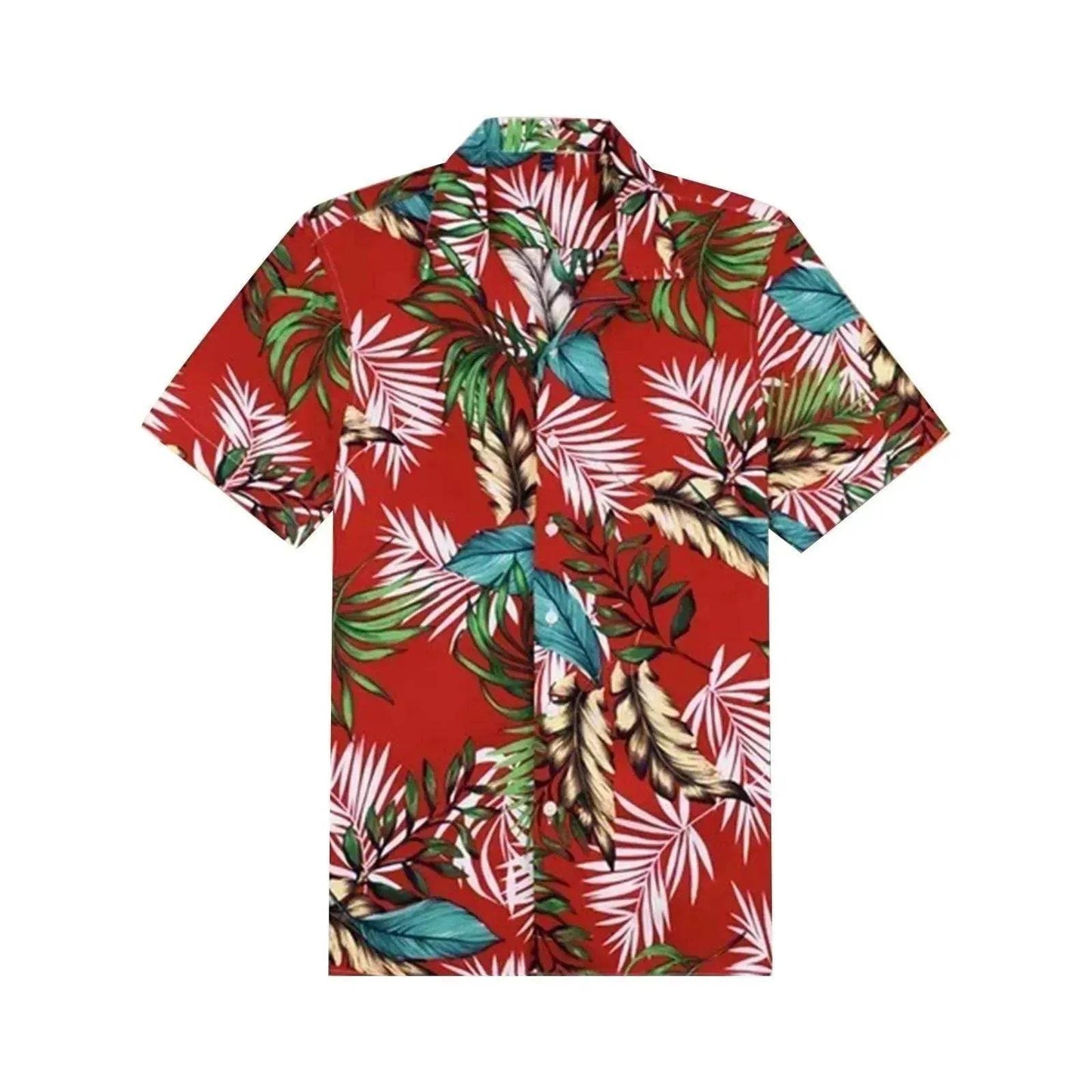 Chemise hawaïenne à manches courtes pour homme, imprimée en 3D