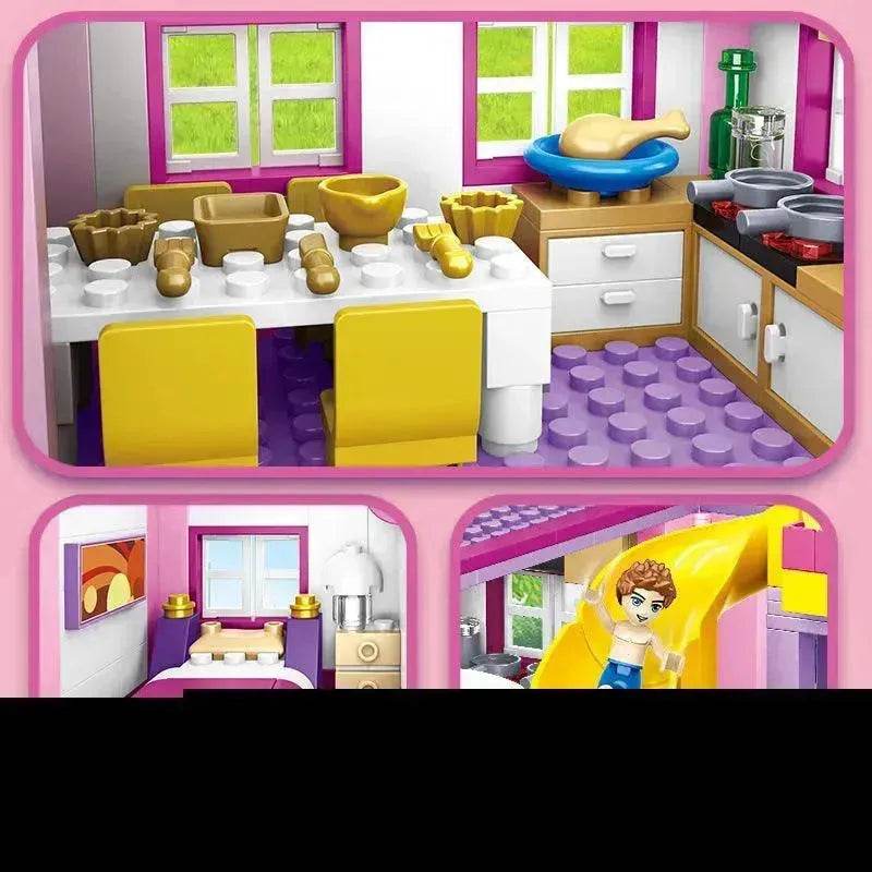 Maison de jeu d'été Jouets de blocs de construction éducatifs pour enfants