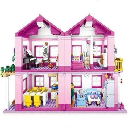 Maison de jeu d'été Jouets de blocs de construction éducatifs pour enfants