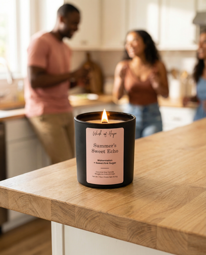 Summer’s Sweet Echo Candle | Watermelon + Sweet Pink Sugar