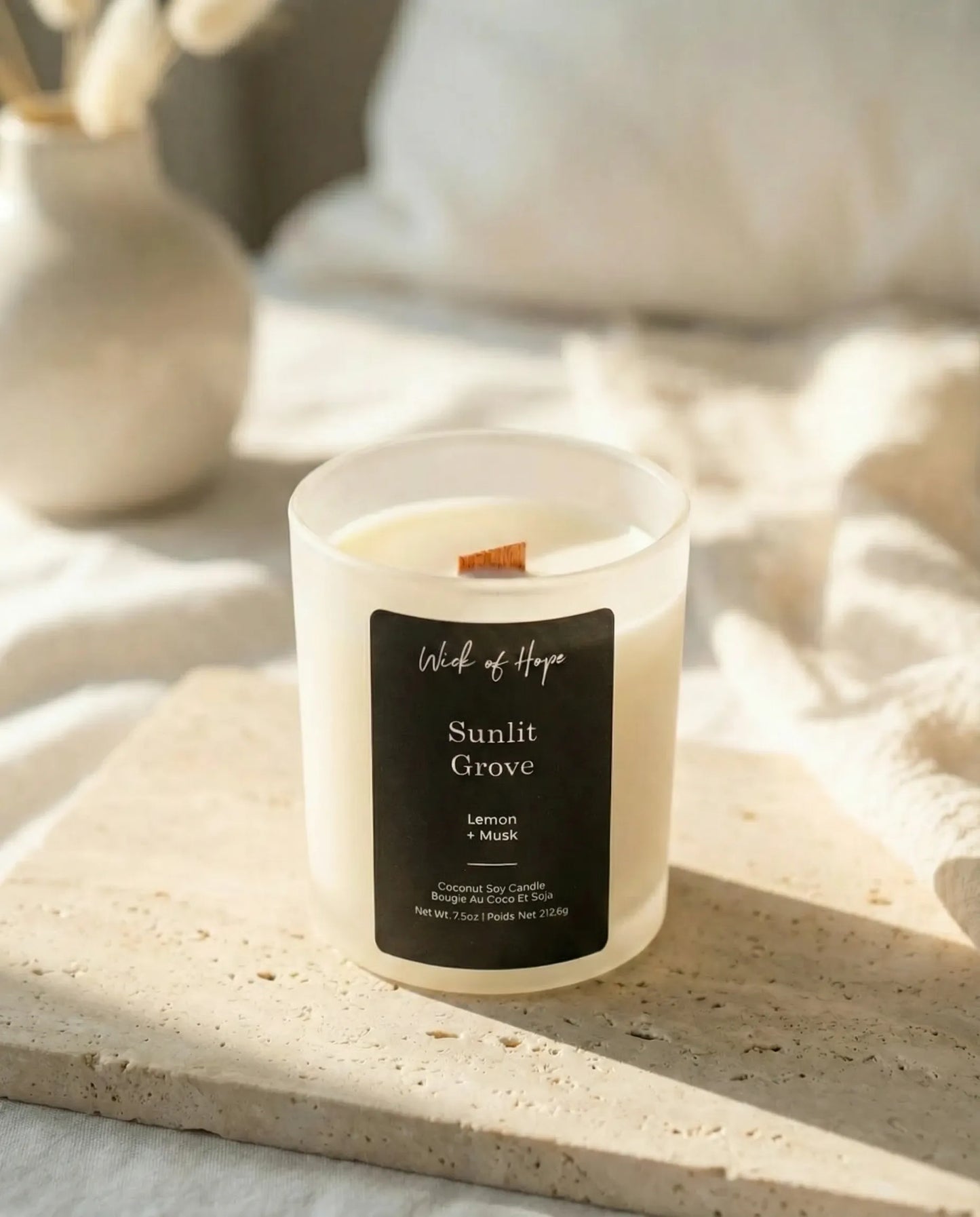 Sunlit Grove Candle | Lemon + Musk
