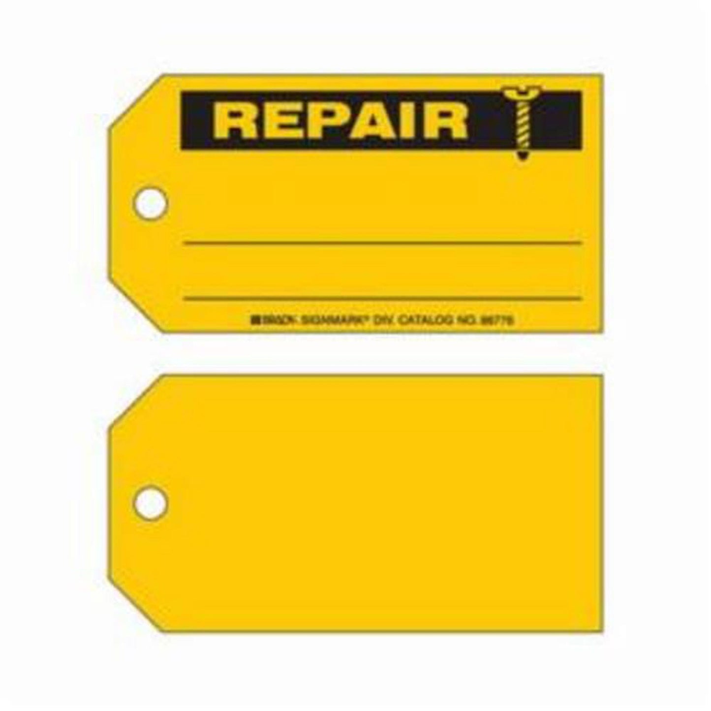 Product Maintenance Tags, Paper, 5-3/4" W x 3" H, English