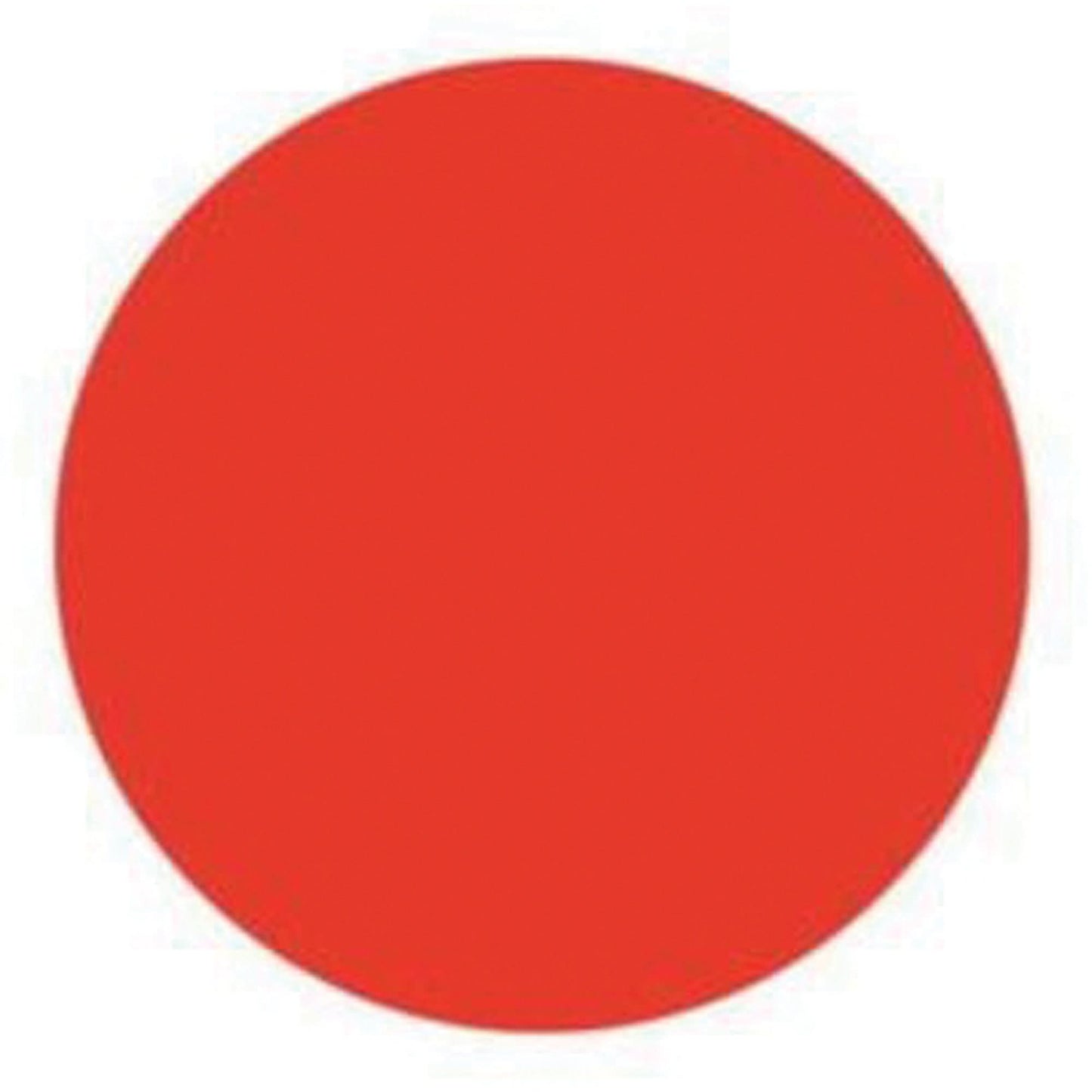 Round Write-On Labels, Circle, 1.5" L x 1.5" W, Red