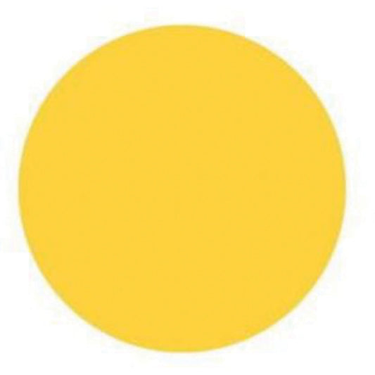 Round Write-On Labels, Circle, 1.5" L x 1.5" W, Yellow