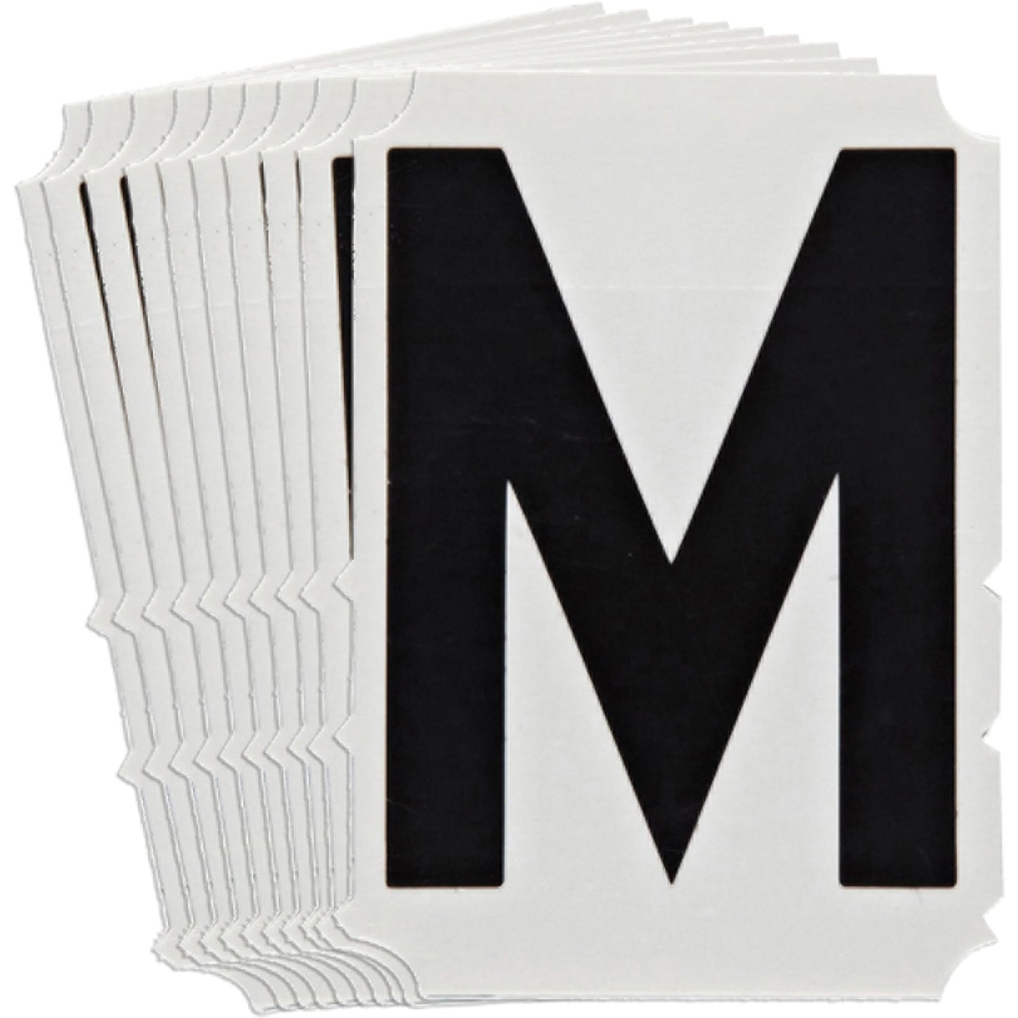 Quick-Align® Individual Gothic Number & Letter Labels, M, 3" H, Black