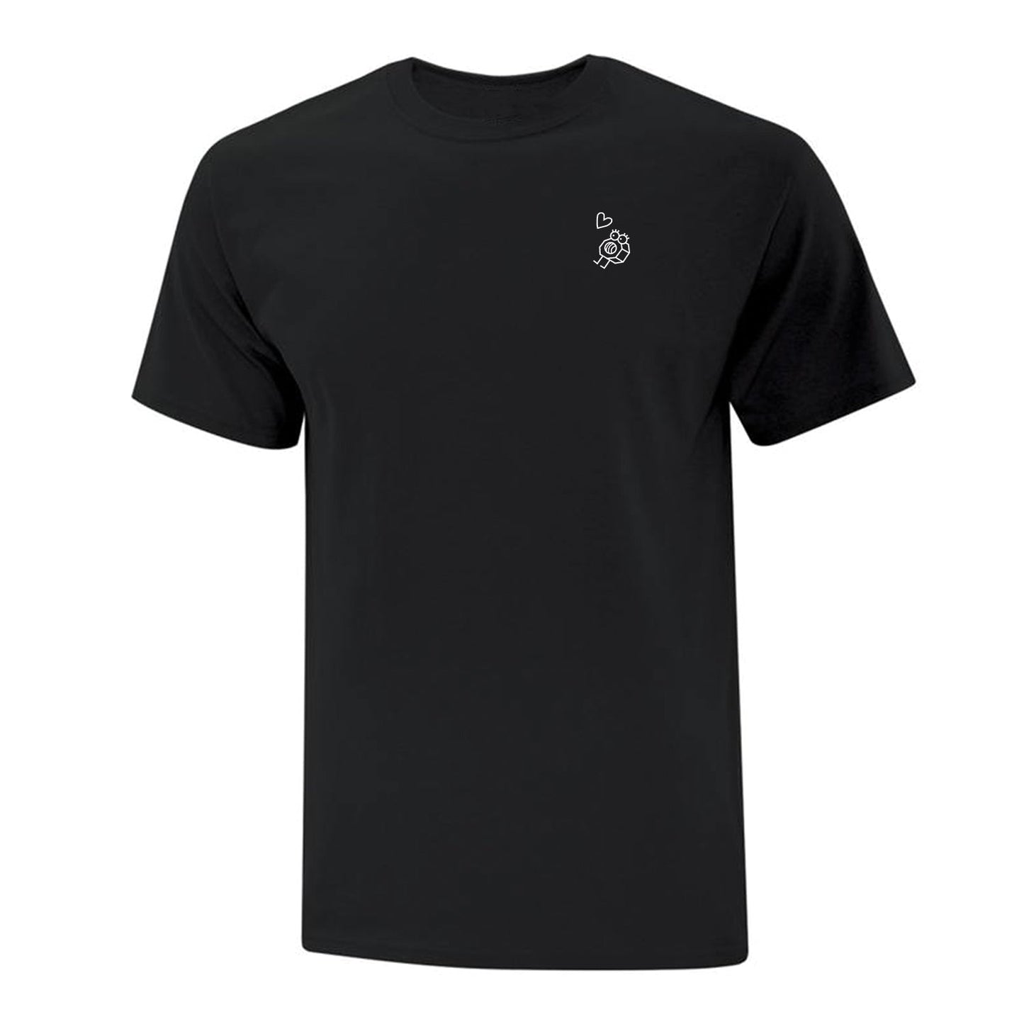 T-shirt Écrou brodé