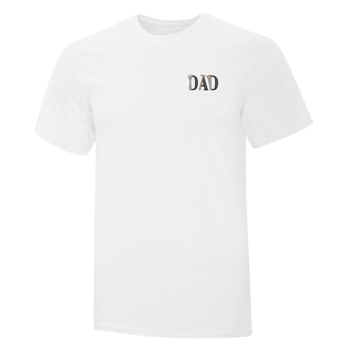 T-shirt Papa Constructeur brodé