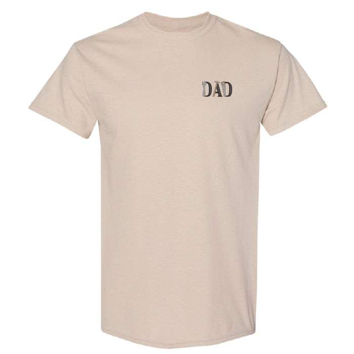 T-shirt Papa Constructeur brodé