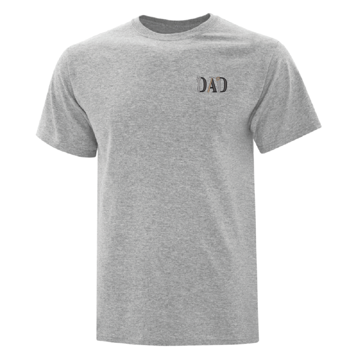 T-shirt Papa Constructeur brodé